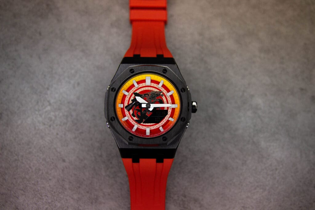 special custom gshock casioak ga2100 for cny dragon year