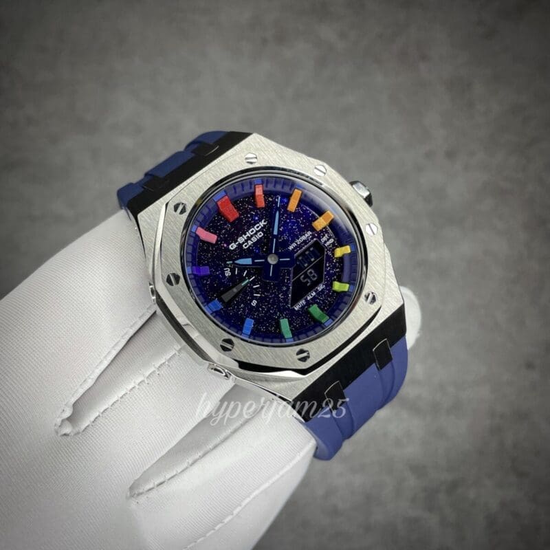 CasiOak Prime – Silver Starry Night Rainbow VB1